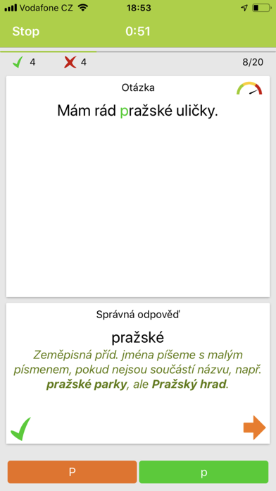 Česká gramatika screenshot 3
