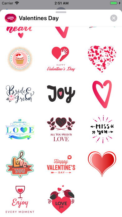 Valentines Day Love Stickers screenshot 4
