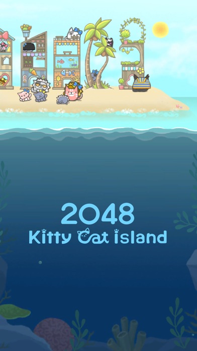 2048 Kitty Cat Island screenshot 3