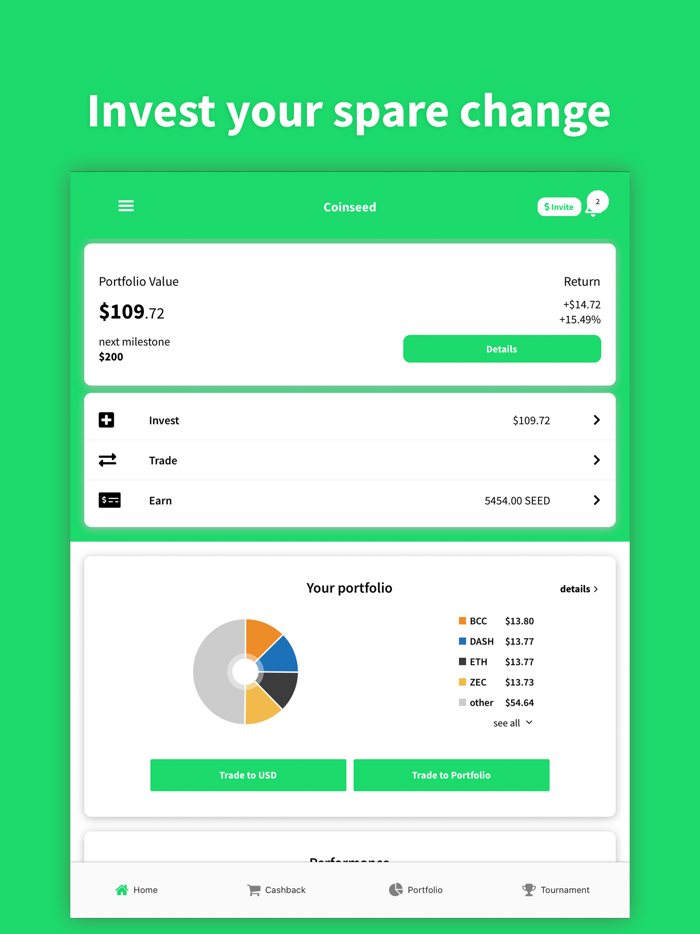 Coinseed - Invest, Trade, Earn