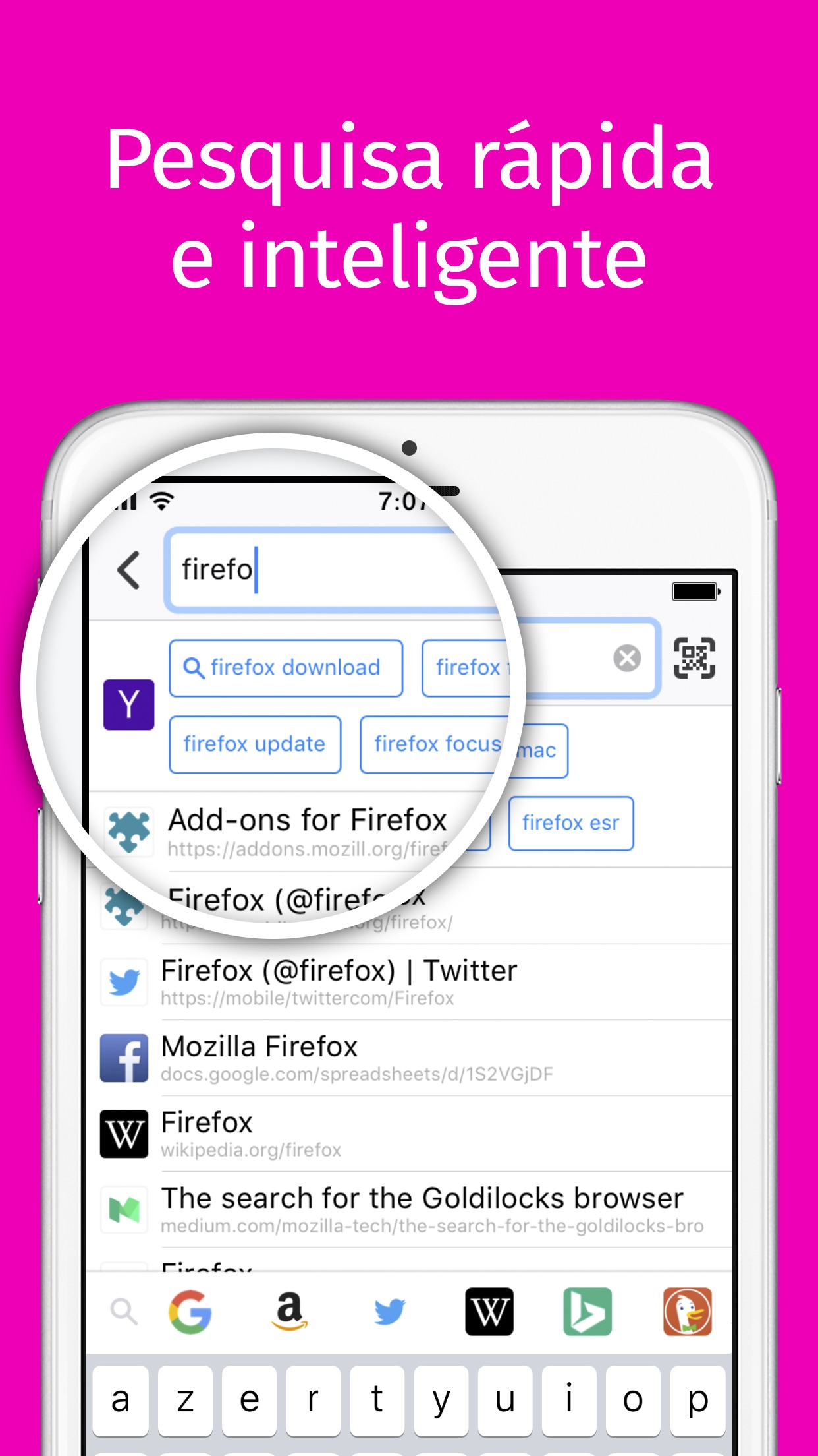 Screenshot do app Navegador web Firefox