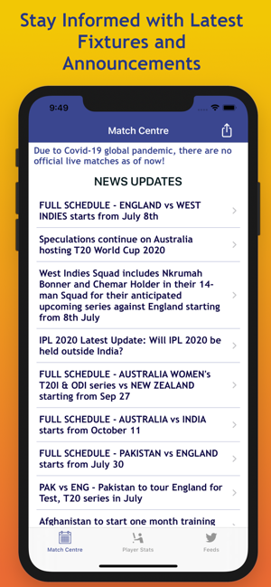 Cricket Fever - Live Cricket(圖7)-速報App