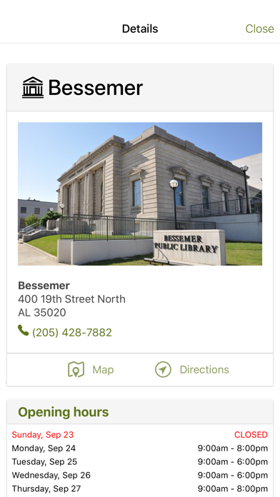 How to cancel & delete Bessemer Public Library (JCLC) from iphone & ipad 4