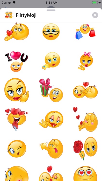 FlirtyMoji - Flirting Emojis screenshot-6