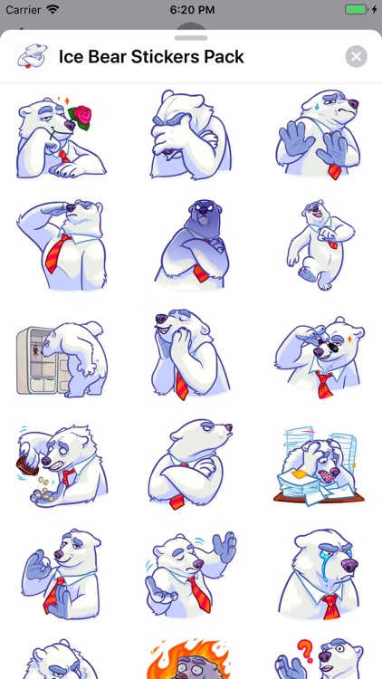 Ice Bear Stickers Pack