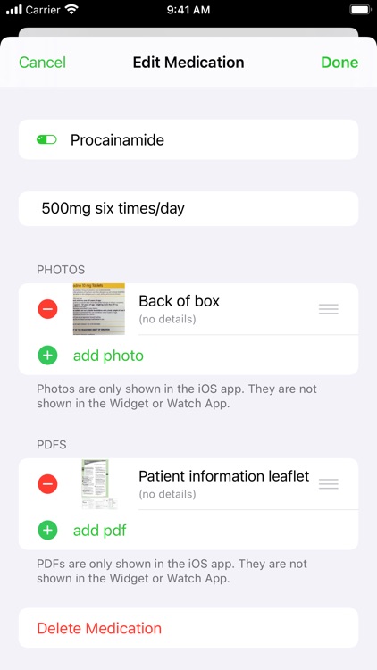 Medical ID Record screenshot-5