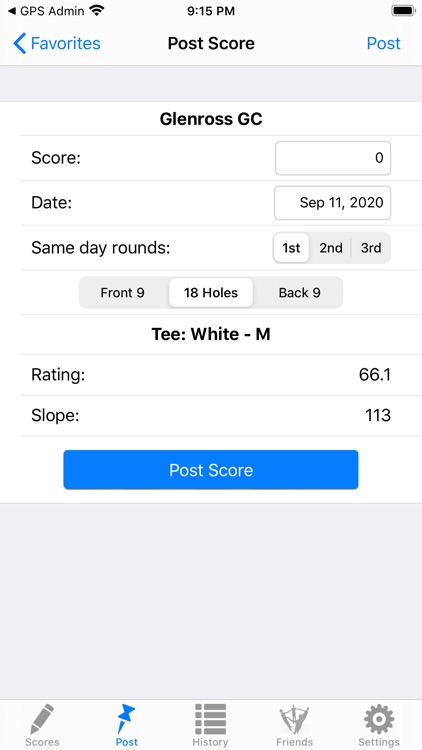 Golf Handicap Tracker & Scores screenshot-6
