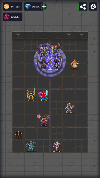 Dunidle: Idle RPG Games Hack screenshot 9 - game app interface