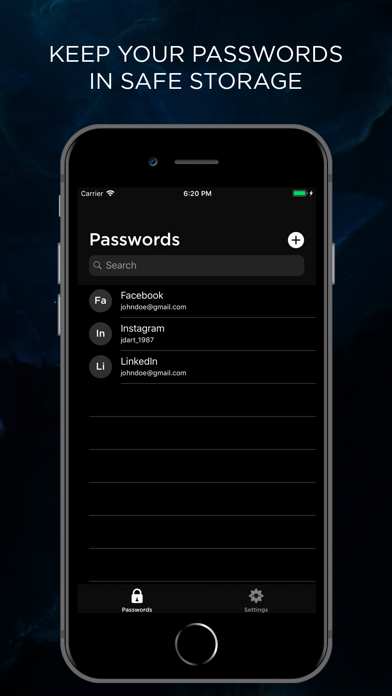 Satellite Password Manager screenshot 2