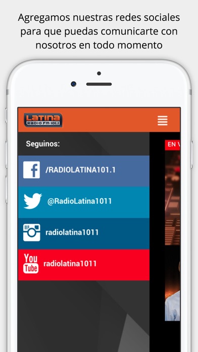 How to cancel & delete Radio Latina 101.1 from iphone & ipad 1