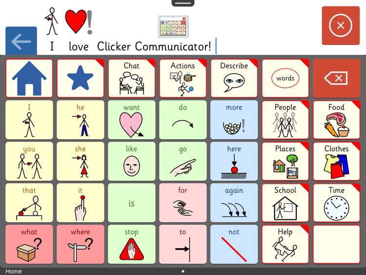 Clicker Communicator Widgit by Crick Software