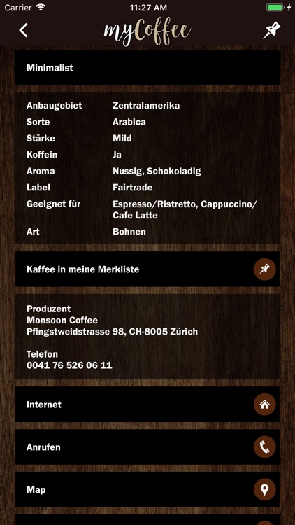 myCoffee Guide