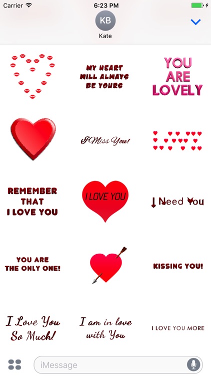 Love Stickers for Messages screenshot-3