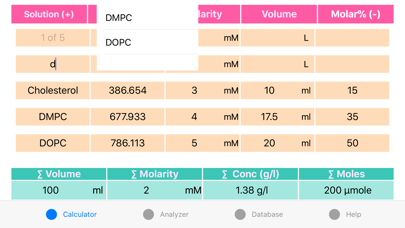 How to cancel & delete Liposome Calculator from iphone & ipad 3