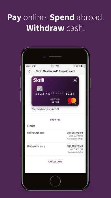 Skrill - Pay & Transfer Moneyのおすすめ画像3