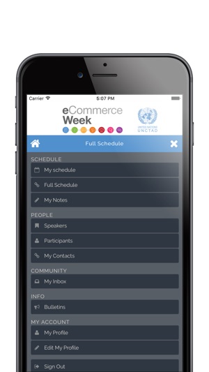 UNCTAD eWeek(圖3)-速報App