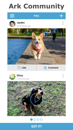 Ark Mobile - Pet App Community