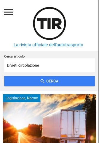 Rivista TIR - náhled