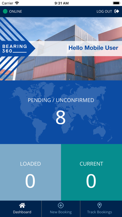 bearing 360 mobile shipping screenshot 3