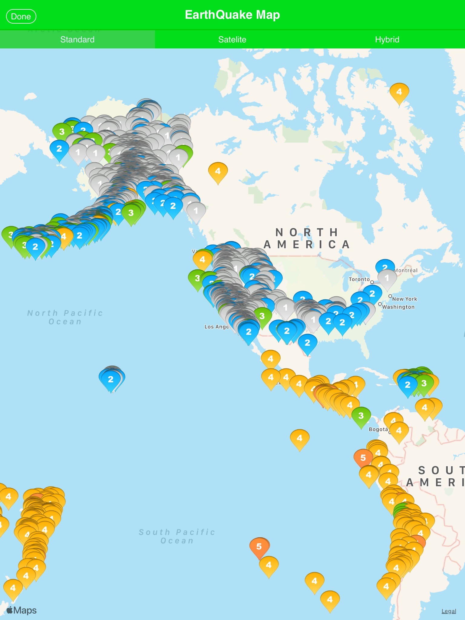 EarthQuake Map screenshot 3