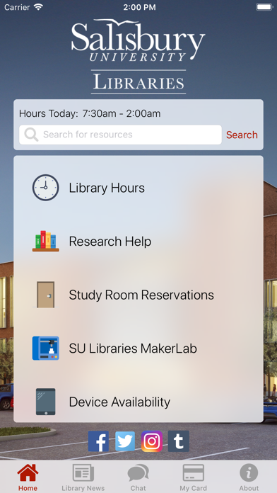 How to cancel & delete Salisbury University Libraries from iphone & ipad 1