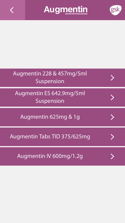 GSK Antibiotics Dosage Guide screenshot-3