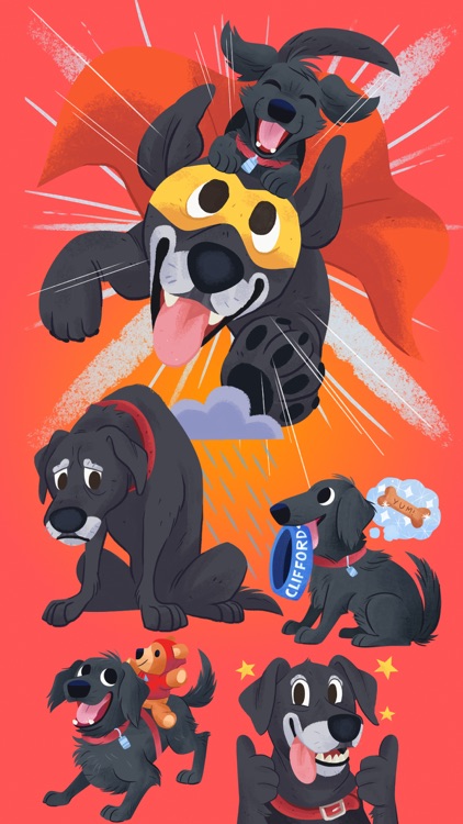 Mr. Cooper Black Dog Stickers