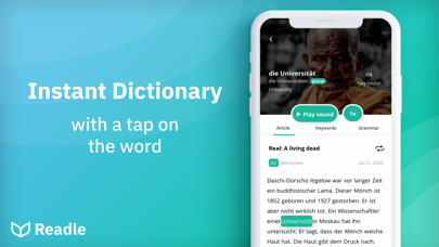 Learn German: News by Readle screenshot 2