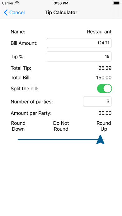 How to cancel & delete Split The Tip from iphone & ipad 4