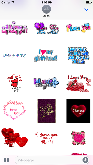 How to cancel & delete Animated Girlfriend & Boyfriend Love GIF Stickers from iphone & ipad 3