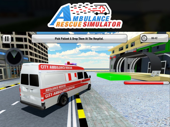 紧急救护车驾驶：911救援游戏