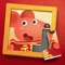 Dodoo's Gallery is a fun animal jigsaw game for kids