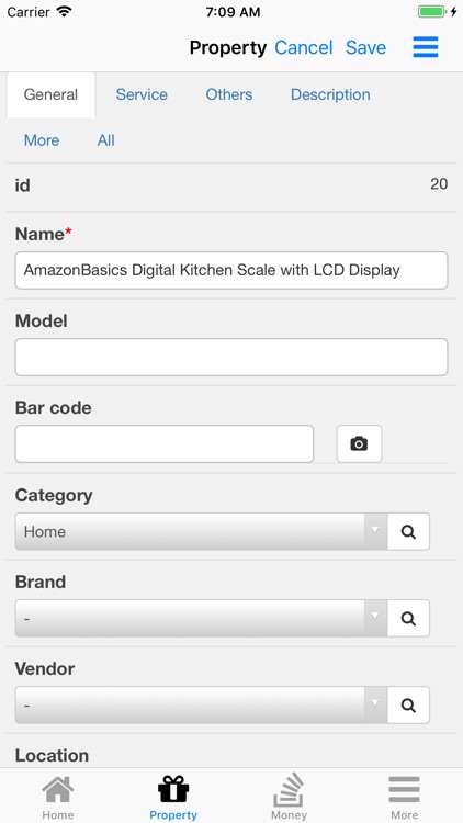 Nano Home Inventory