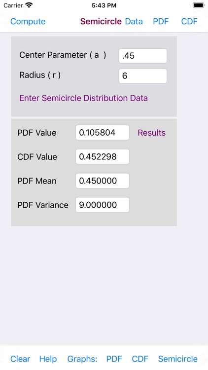 Semicircle Distribution screenshot-6