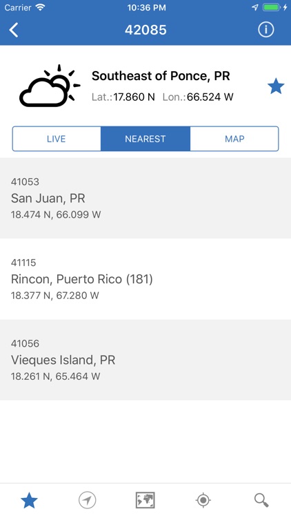 NOAA Buoys Marine Weather PRO