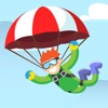 A parachute jump
