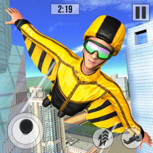 Wingsuit Flying Stunt 3D Icon