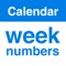 This App adds calendar week numbers (week 1, week 2,