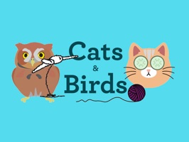 MNSU Cat And Bird Stickers