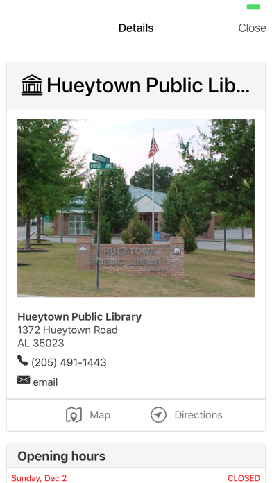 How to cancel & delete Hueytown Public Library from iphone & ipad 4