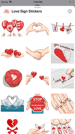 Love Sign Stickers(圖4)-速報App