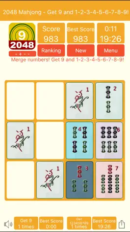 Game screenshot 2048 Mahjong Pro- Get 9 apk