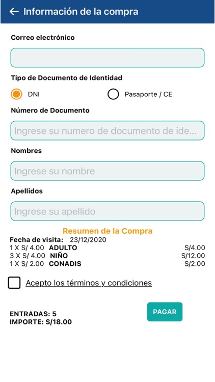 Entradas Lima screenshot-3