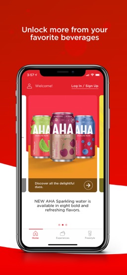 Coca-Cola® app screenshot