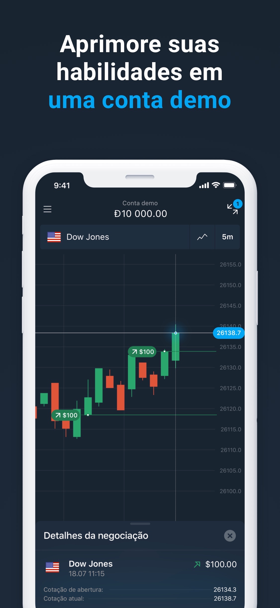 Screenshot do app Olymp Trade - Negocie online
