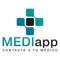 MEDIapp es una aplicación que ayuda a médicos y a sus pacientes a resolver problemas en lo que los pacientes logran llegar a la clínica