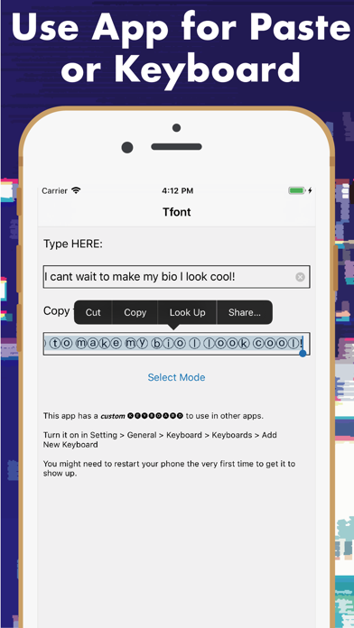 Tfont-Font Tool for Profiles Screenshots