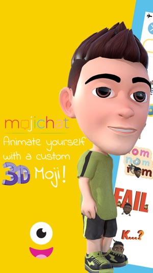 Mojichat: Animated 3D Emojis(圖1)-速報App