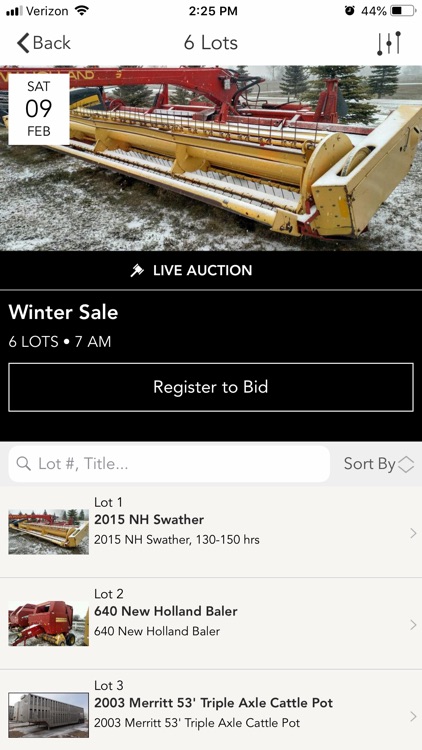 Black Hills Auction