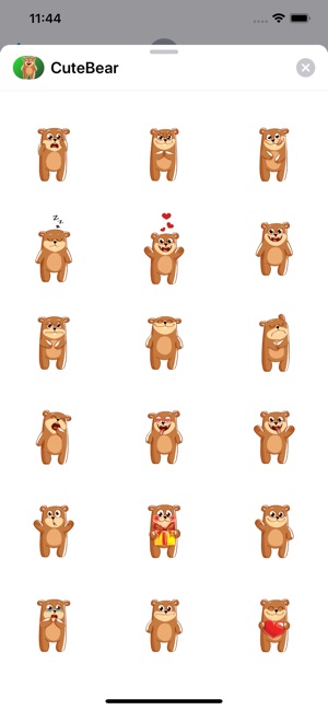 Cute Bear Sticker fc(圖2)-速報App